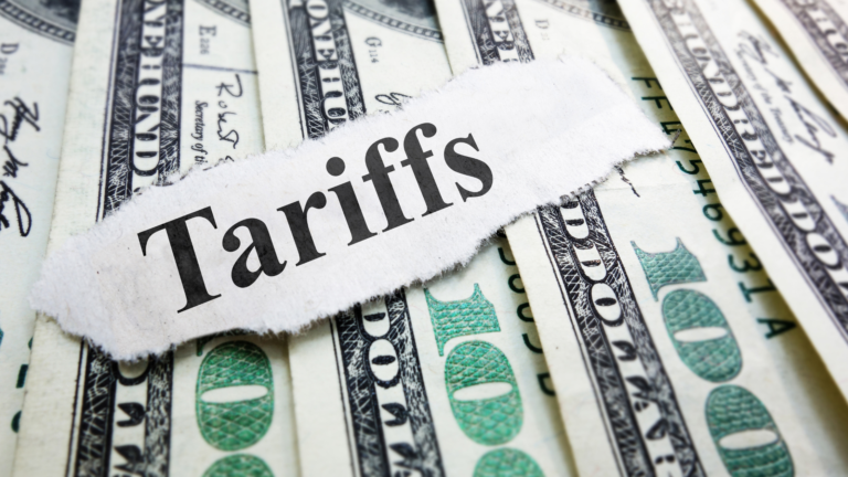 Indonesia's strategy amid US tariffs impacts trade and investment, illustrated by a 'Tariffs' label over US dollars