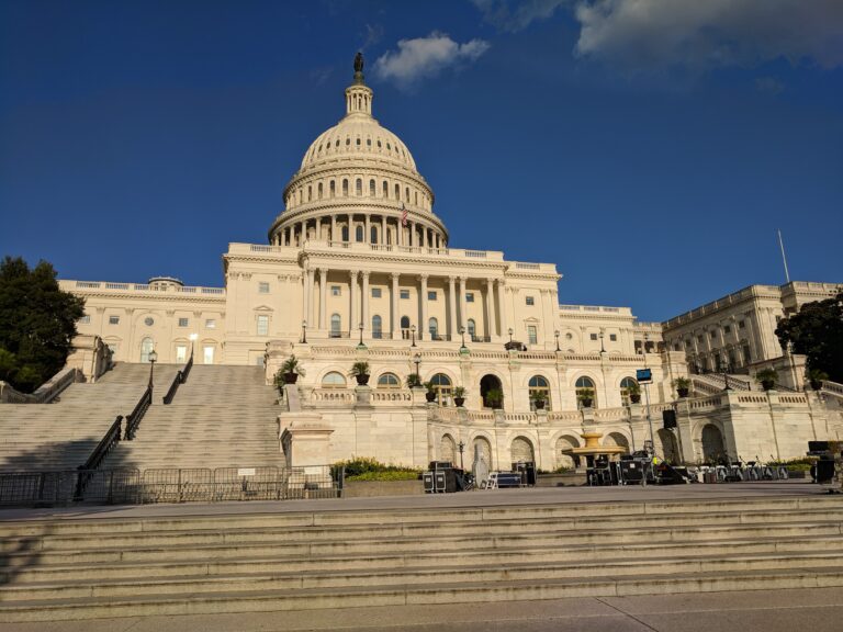 The U.S. Capitol Building in Washington, D.C., symbolizing governance and stability amid the U.S. government shutdown impact on Indonesia.